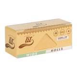LIT WIDE ROLLS – Organic Brown Rolling paper roll • 54mm x 5M
