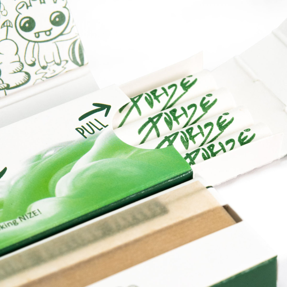 Purize Brown Rolling Papers with Activated Charcoal Filters Pack