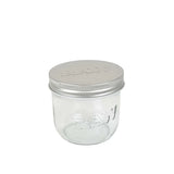 Raw Mason Jar with Tin Lid