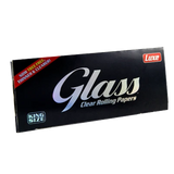 Luxe Glass King Size Clear Rolling Paper - 40 Leaves