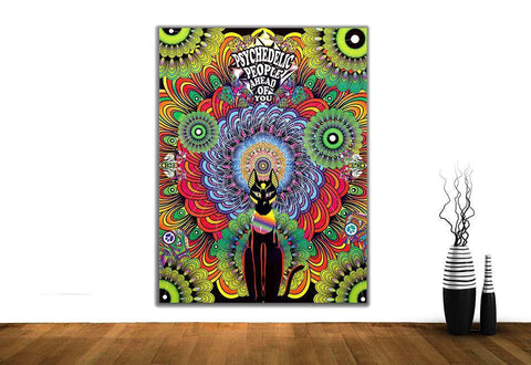 Psychedelic People Ahead of You Wall Hanging