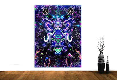 Electric Octopus Wall Hanging