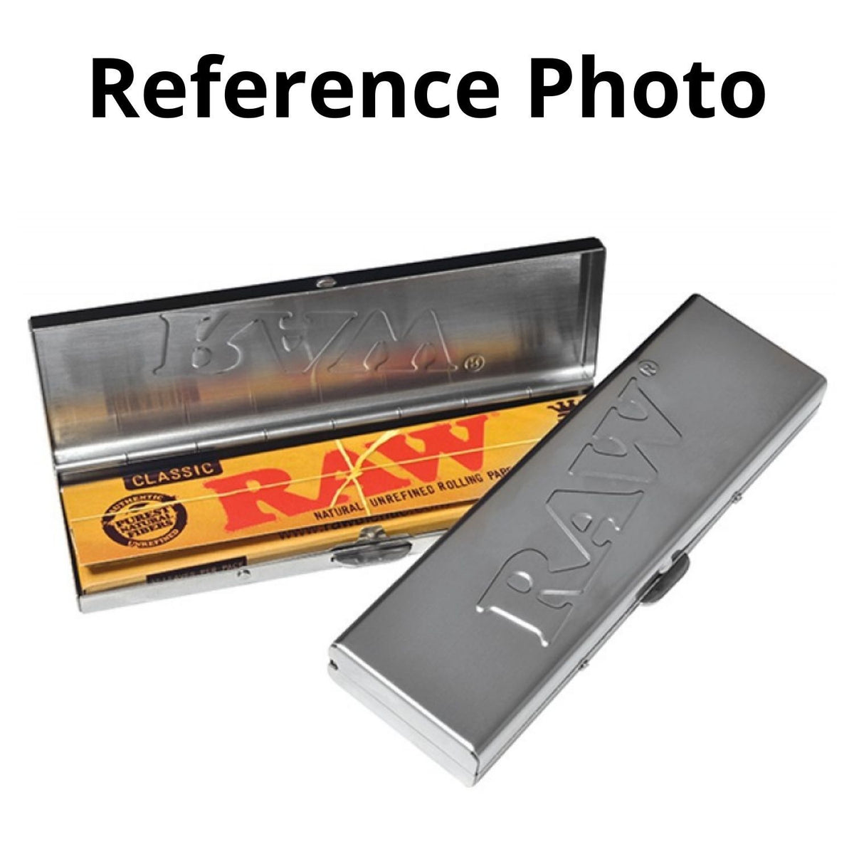 RAW Stainless Steel Paper Case King Size Rolling Paper Container
