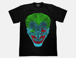 3D Trippy Pattern Joker Glow in the Dark UV Reactive T-shirt