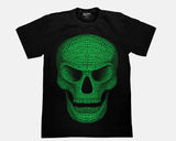 3D Skull Glow in the Dark UV Reactive T-shirt