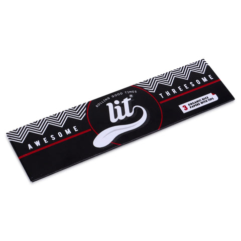 AWESOME THREESOME WHITE ROLLING PAPER