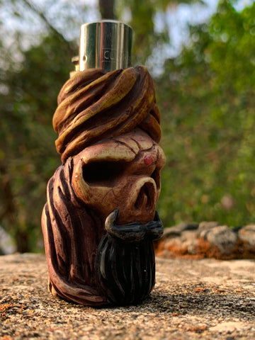 Desert Death Handmade Removable Lighter Case