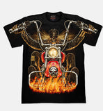 Hell Rider Full High Definition Glow in the Dark UV Reactive T-shirt
