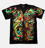Dragon Full High Definition Glow in the Dark UV Reactive T-shirt