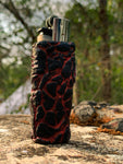 Silver Trishul Handmade Removable Lighter Case