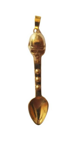 Golden Skull Spoon