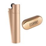 Clipper Metallic Lighter with Box