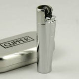 Clipper Metallic Lighter with Box