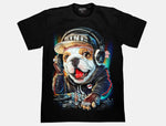 DJ King Dog Glow in the Dark UV Reactive T-shirt