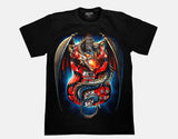 Dragon Guitar Glow in the Dark UV Reactive T-shirt