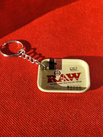 Raw Miniature Rolling Tray Key Chain