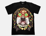 Stoned Reggae Dawg Glow in the Dark UV Reactive T-shirt