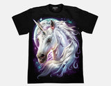4D Trippy Unicorn Glow in the Dark UV Reactive T-shirt