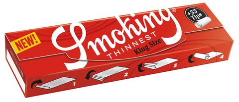 Smoking Thinnest King Size Rolling Papers with Tips