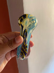 Galaxy Colored Transparent Glass Smoking Pipe