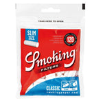Smoking Classic Cotton Filters Slim Size - 120 Tips