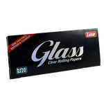 Luxe Glass King Size Clear Rolling Paper - 40 Leaves