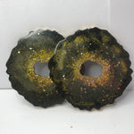 Black Universe Resin Coasters