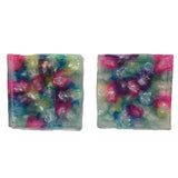 abstract art resin coasters