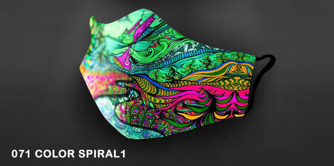 Color Spiral Mask