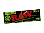 Raw Organic Black Hemp 1 1/4 Size Rolling Papers