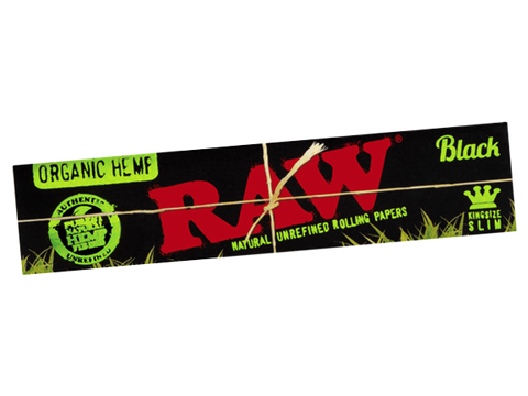 Raw Organic Black Hemp King Size Slim Rolling Papers