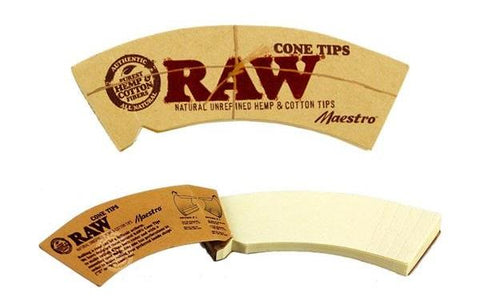 Raw Maestro Cone Filter Tips - Perforated