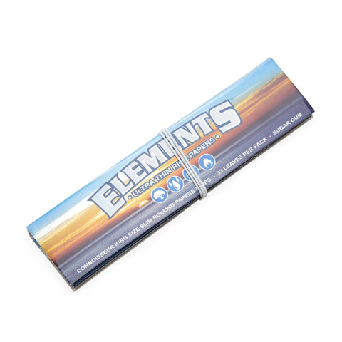 ELEMENTS CONNOISSEUR - King Size Rolling Papers with Tips