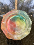 Stardust Canvas Resin Ashtray