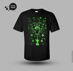 Alien Brain Glow in the Dark Unisex T-shirt