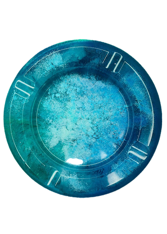 Galaxy Round Resin Ashtray