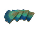BIue Island Resin Coasters
