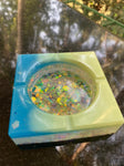 Ocean Glow in the Dark Resin Ashtray