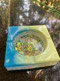 Ocean Glow in the Dark Resin Ashtray