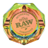 Raw Rainbow Glass Ashtray