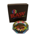 Raw Rainbow Glass Ashtray