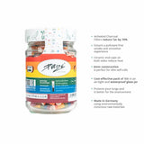 Purize Xtra Slim Rainbow Glass Jar - 100 Filters (5.9mm)
