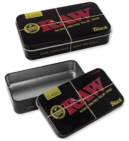 Raw Metal Tin Box - Storage Box