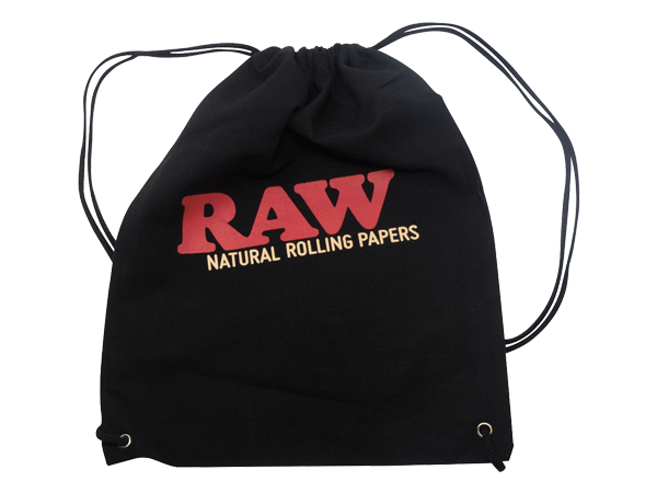 Raw Drawstring Backpack