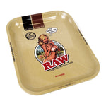 Raw Metal Rolling Tray - Medium