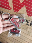 Raw Metal Keychain