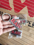 Raw Metal Keychain