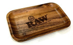 Raw Wooden Rolling Tray - Small