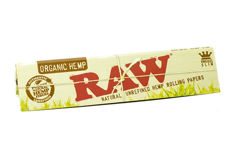 RAW Organic Hemp King Size Slim Rolling Papers
