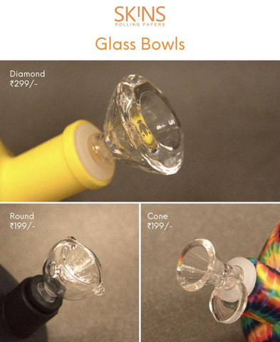 Skins Glass Bowls